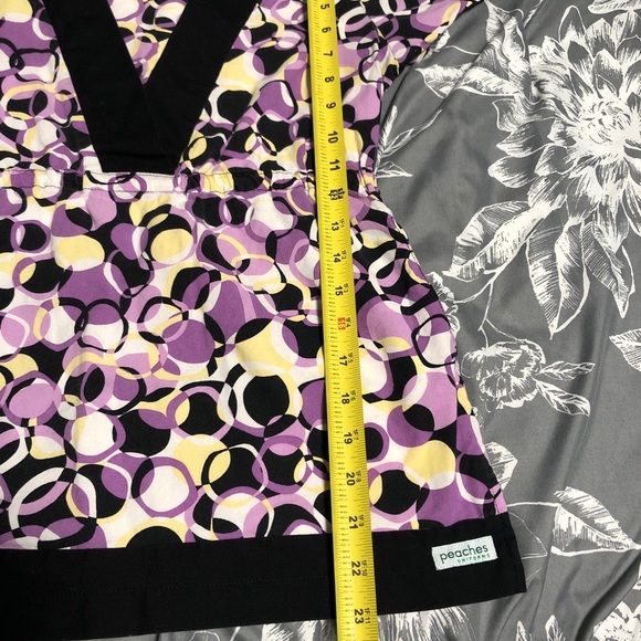 Lot of 3 XS scrub tops 2/KOI by Kathy Peterson - Picture 12 of 13